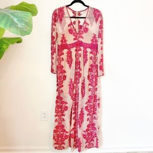 ALTAR’D STATE NWOT Boho Women’s Floral Maxi Dress LARGE